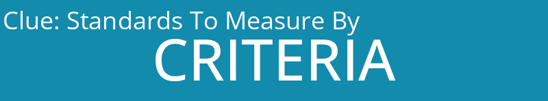 Standards To Measure By