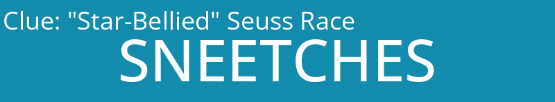 "Star-Bellied" Seuss Race
