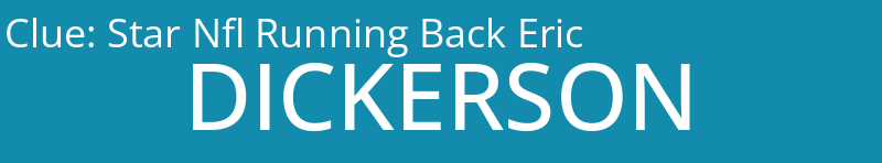 Star Nfl Running Back Eric