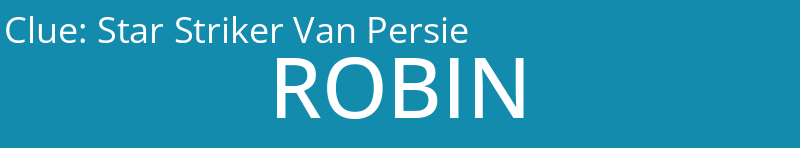 Star Striker Van Persie