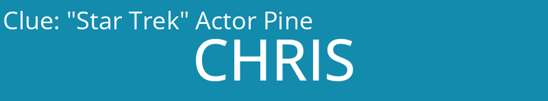 "Star Trek" Actor Pine