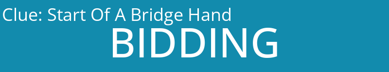 Start Of A Bridge Hand