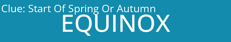 Start Of Spring Or Autumn