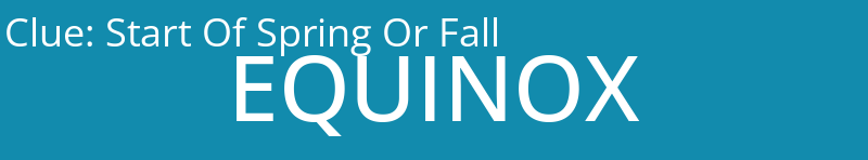 Start Of Spring Or Fall