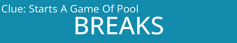 Starts A Game Of Pool