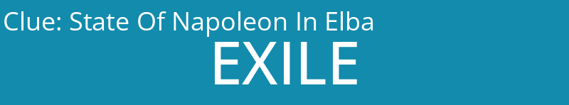 State Of Napoleon In Elba