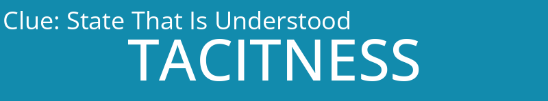 State That Is Understood