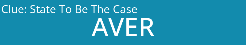 State To Be The Case