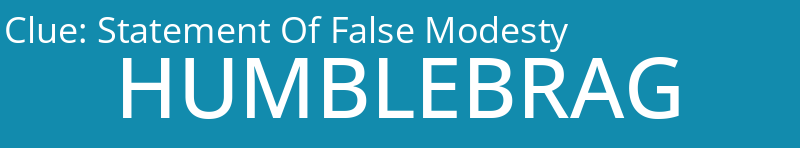Statement Of False Modesty