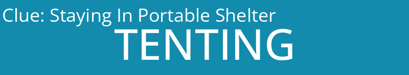 Staying In Portable Shelter