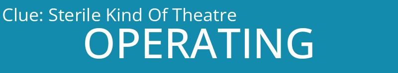 Sterile Kind Of Theatre