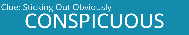 Sticking Out Obviously