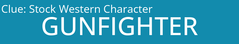 Stock Western Character