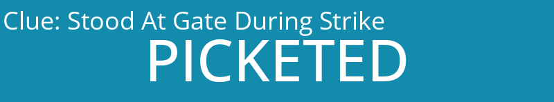 Stood At Gate During Strike