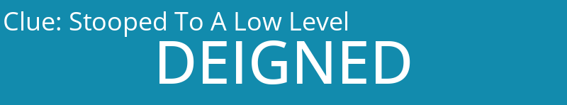 Stooped To A Low Level