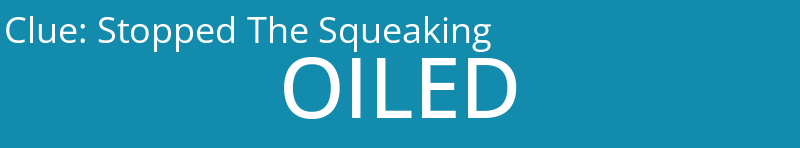 Stopped The Squeaking