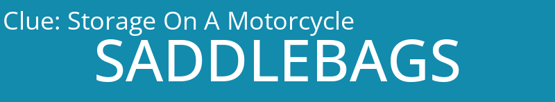 Storage On A Motorcycle