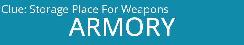 Storage Place For Weapons