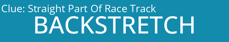 Straight Part Of Race Track