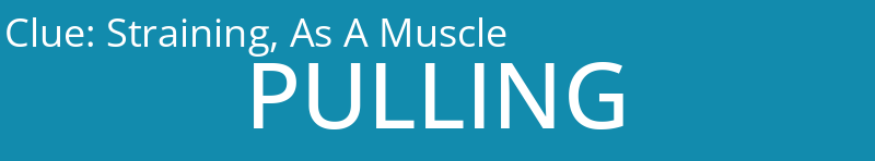 Straining, As A Muscle