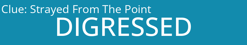 Strayed From The Point