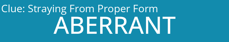 Straying From Proper Form