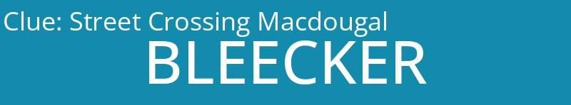 Street Crossing Macdougal