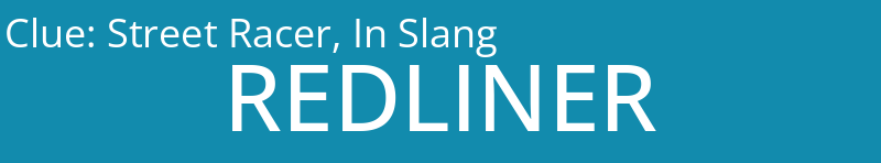 Street Racer, In Slang