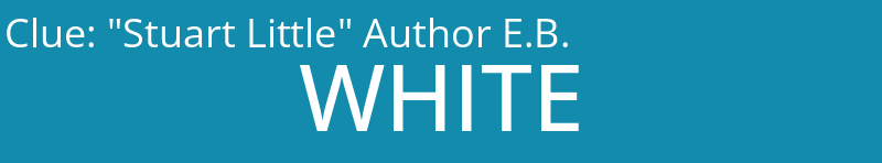 "Stuart Little" Author E.B.