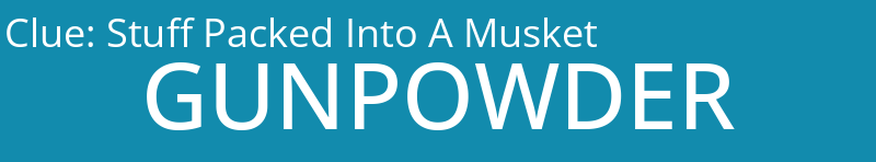 Stuff Packed Into A Musket