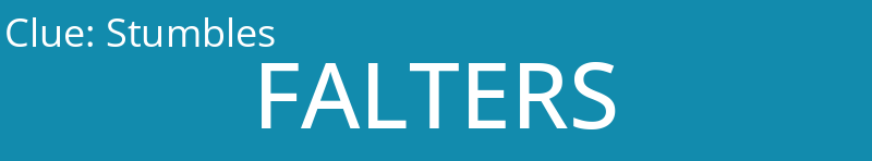 Stumbles