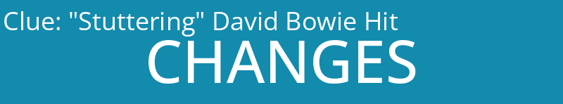 "Stuttering" David Bowie Hit