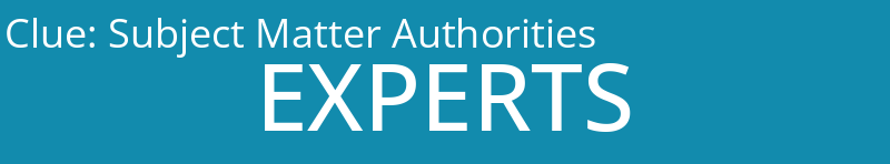Subject Matter Authorities