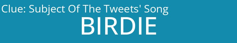 Subject Of The Tweets' Song