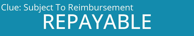 Subject To Reimbursement