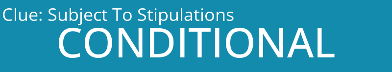 Subject To Stipulations