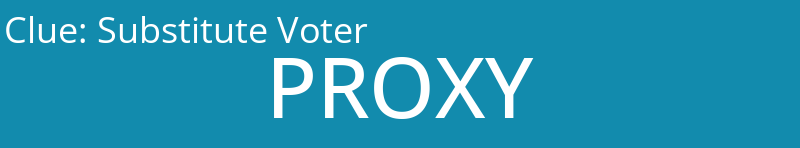 Substitute Voter