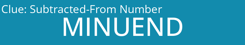 Subtracted-From Number