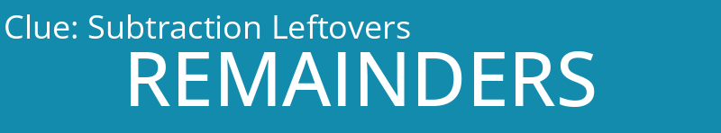 Subtraction Leftovers