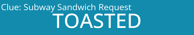 Subway Sandwich Request