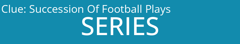 Succession Of Football Plays
