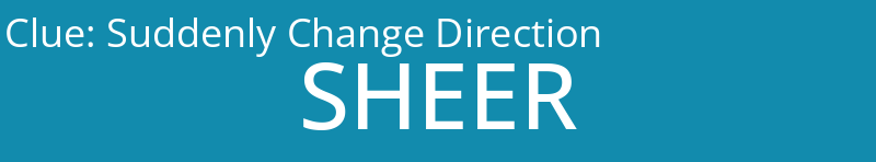 Suddenly Change Direction