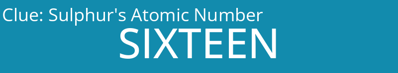 Sulphur's Atomic Number