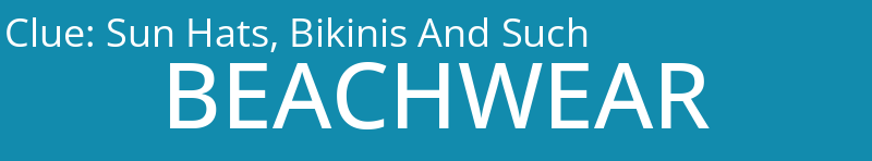 Sun Hats, Bikinis And Such