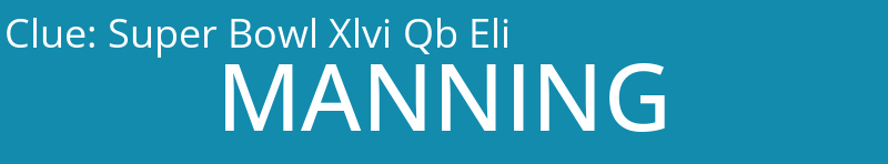 Super Bowl Xlvi Qb Eli