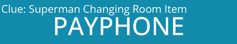 Superman Changing Room Item