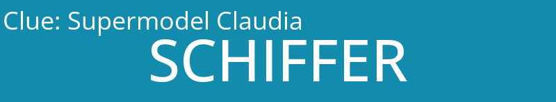 Supermodel Claudia