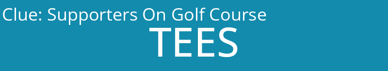 Supporters On Golf Course