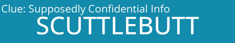 Supposedly Confidential Info