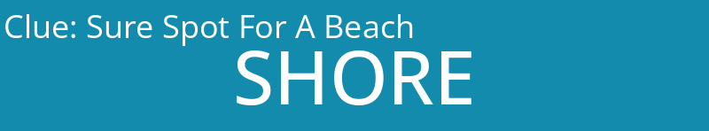 Sure Spot For A Beach